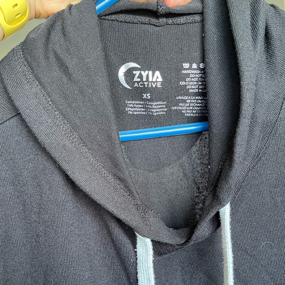 Zyia Black Lounge Boyfriend Hoodie - size XS - Picture 3 of 3